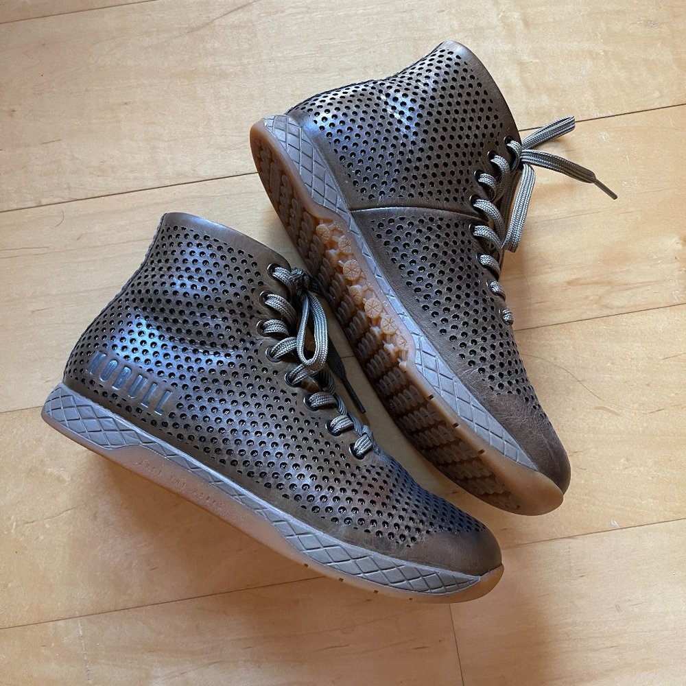 Brown Leather NOBULL Trainers High Top